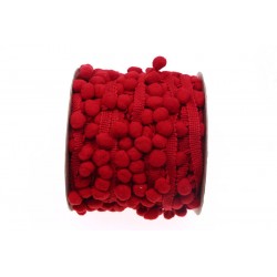 NASTRO POM-POM mm20x15mt ROSSO