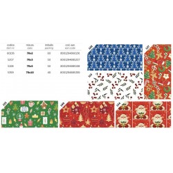 CARTA REGALO ROTOLO 0,7x10mt NATALE RN2 MOOD ASS.TO