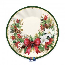 PIATTI ø25cm VINTAGE CHRISTMAS 6pz