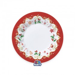 PIATTI FONDI ø24cm CHRISTMAS JINGLE 6pz