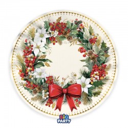 PIATTI FONDI ø24cm VINTAGE CHRISTMAS 6pz