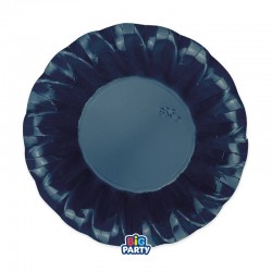 PIATTI FONDI ø24 WAVY BLUE NAVY 6pz