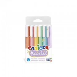 EVIDENZIATORI MEMORY PASTEL 6pz CARIOCA
