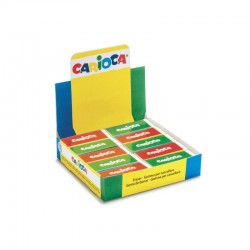 GOMMA BIANCA RETTANGOLARE 1pz CARIOCA