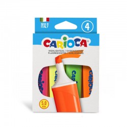 EVIDENZIATORI MEMOLIGHT 4 COLORI CARIOCA