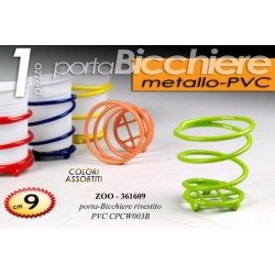 PORTABICCHIERI SPIRALE METALLO COLOR