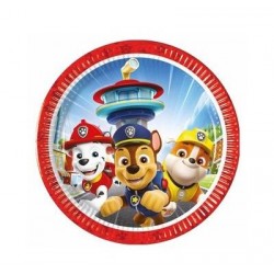 PIATTI DESSERT PAW PATROL 20cm 8pz