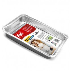 VASCHETTA ALLUMINIO TRIPLAFORZA 12PORZIONI 1pz FOLI'