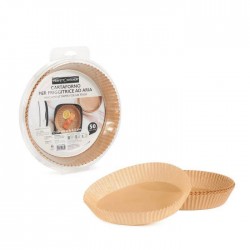 STAMPI CARTA FORNO PER FRIGGITRICE AD ARIA ø20cm 50pz