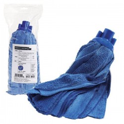 MOP INDUSTRIALE PAVIMENTI MICROFIBRA 200gr BLU FALCON