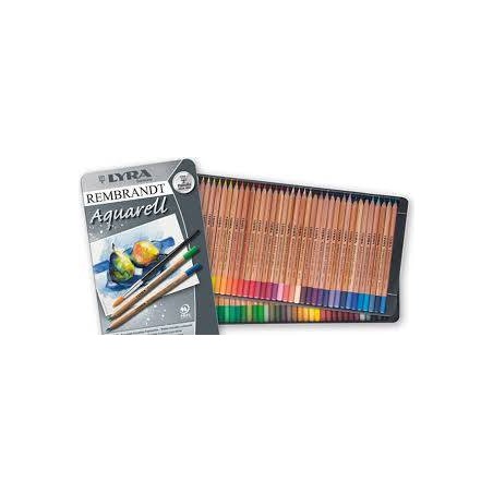PASTELLI LYRA REMBRANDT AQUARELL 36pz SCATOLA MET.