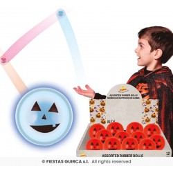 PALLINA ZUCCA C/LUCE 5,5cm 1pz