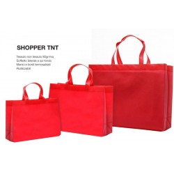 SHOPPER TNT 45+14x40cm ROSSO 1pz