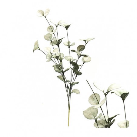 STELO CON FOGLIE VERDE CHIARO IN PLASTICA H.54cm