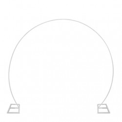 STRUTTURA ARCO FERRO H.220cm C/BASI BIANCO
