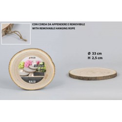 BASE DISCO LEGNO ø33cm