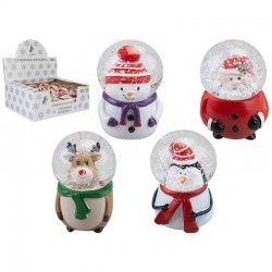 PALLA DI NEVE VETRO 45mm ASS.TI 1pz