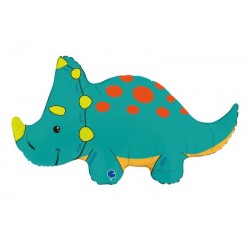 PALLONE MYLAR 30" 76cm TRICERATOPO