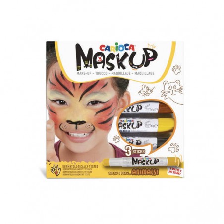 MASK-UP CARIOCA ANIMALS SET 3pz