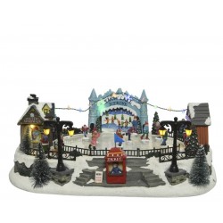 PEASAGGIO PISTA PATTINAGGIO C/LUCI MOVIMENTO E SUONO...