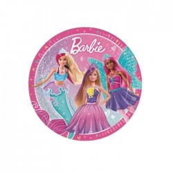 PIATTI ø23cm BARBIE 8pz