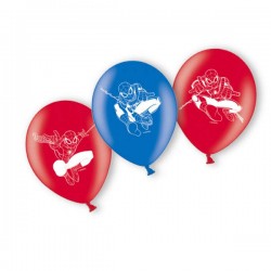 PALLONCINI LATTICE 23cm SPIDERMAN 6pz