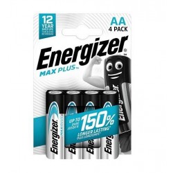 BATTERIE MAX PLUS +200% AA 4pz ENERGIZER