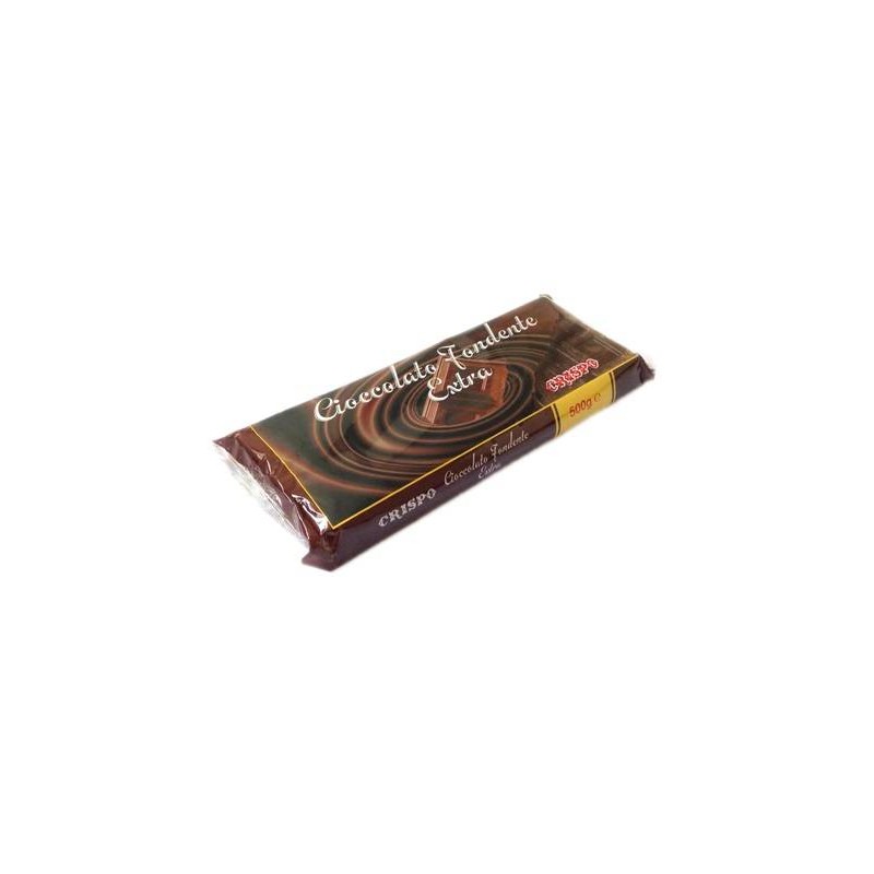 TAVOLETTA CIOCCOLATO FONDENTE 500gr CRISPO