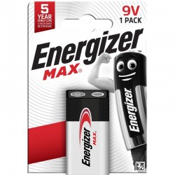 BATTERIA MAX TRANSISTOR 9V 1pz ENERGIZER