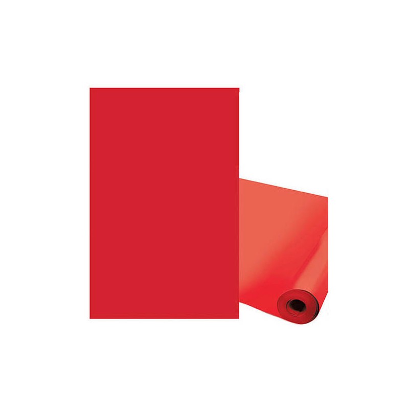 CARTA VELLUTATA ADESIVA IN ROTOLO cm50x2mt 130gr ROSSO