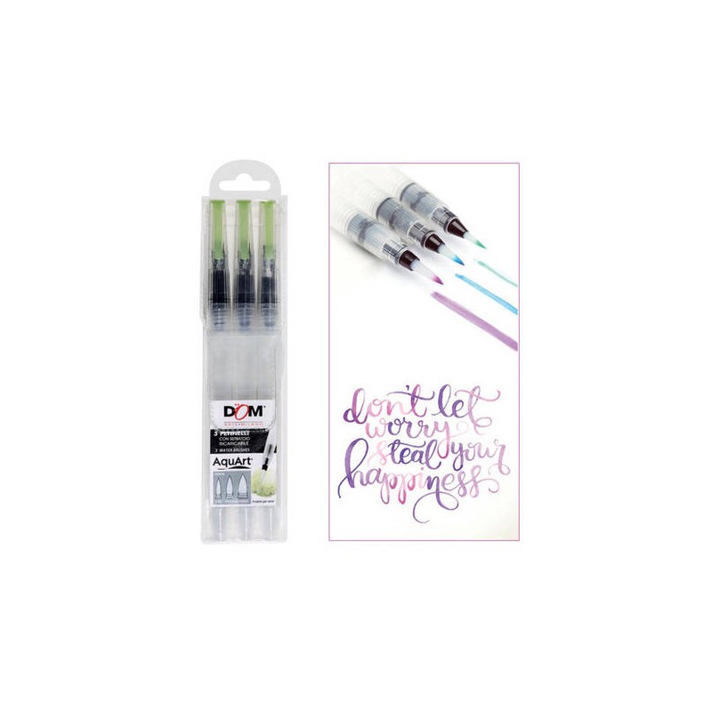 PENNELLI CON SERBATOIO PUNTE ASSORTITE 3pz