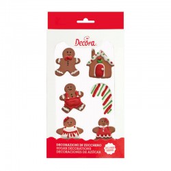 GINGERBREAD IN ZUCCHERO 3-4cm  6pz