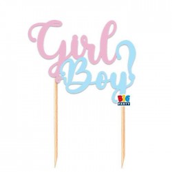 CAKE TOPPER IN CARTA GIRL OR BOY ?