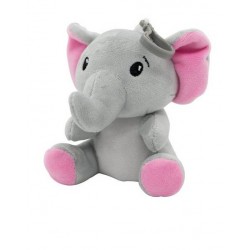 PESETTO PELUCHE 90gr 11cm ELEFANTE ROSA 1pz