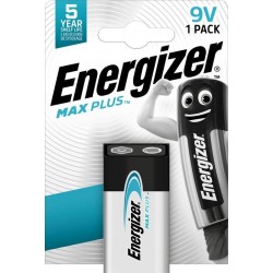 BATTERIA MAX PLUS TRANSISTOR 9V 1pz ENERGIZER