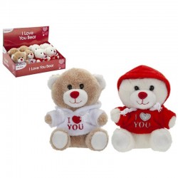 PELUCHE I LOVE YOU BEAR 13cm