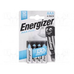 BATTERIE MAX PLUS +130% AAA 4pz ENERGIZER
