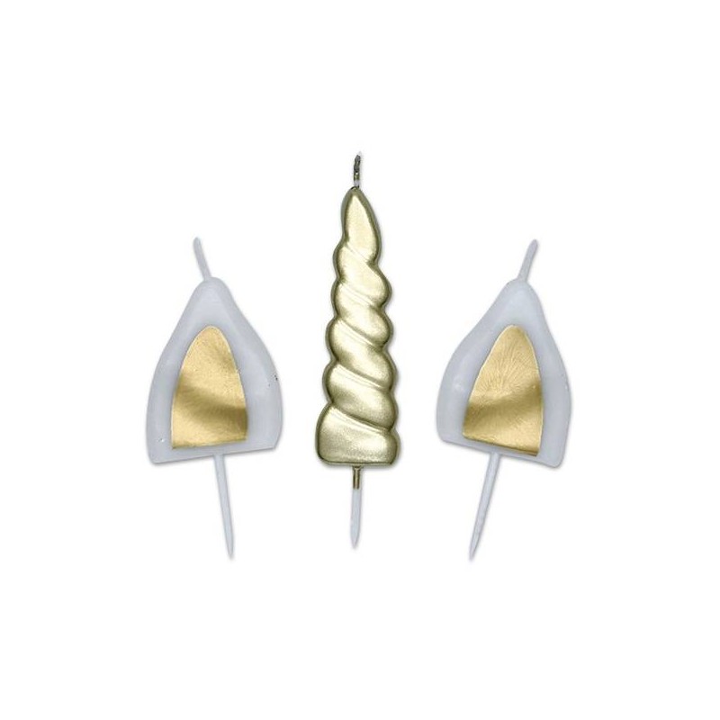 CANDELA SET UNICORNO 13cm