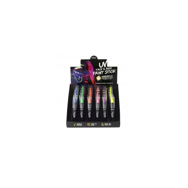 STICK VISO E CORPO UV FLUO COLOR