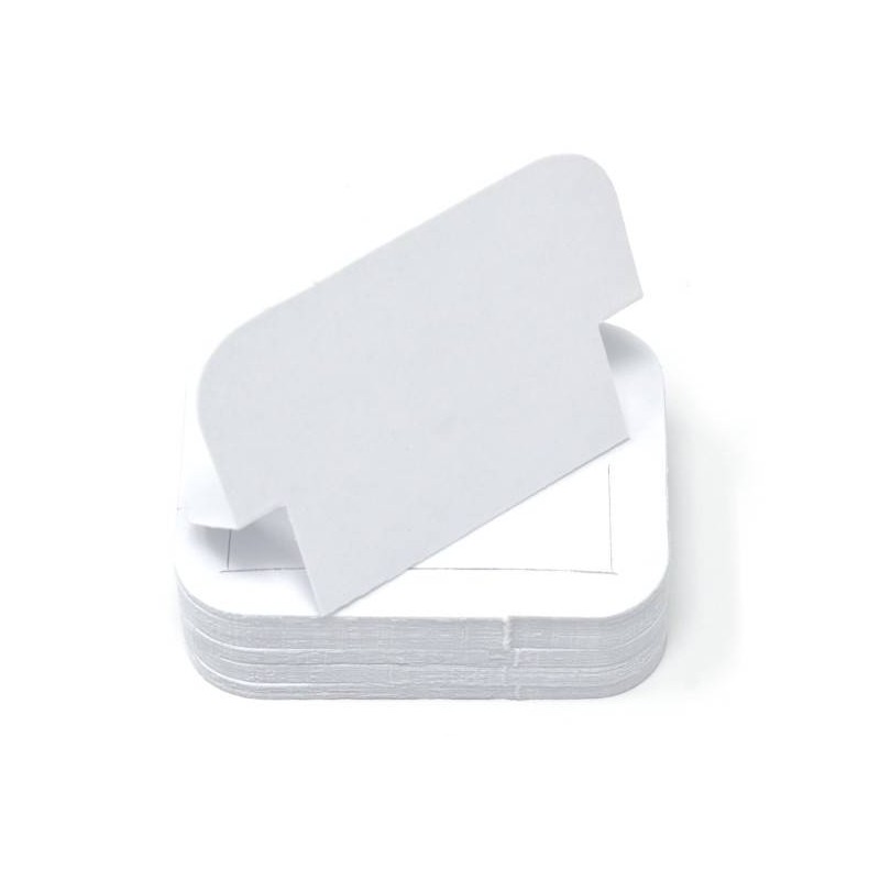 SEGNAPREZZI AUTOPORTANTE BIANCO 6x5cm 50pz