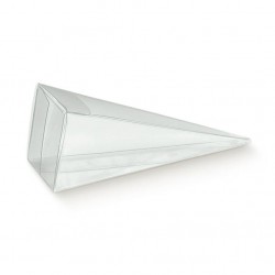 CONO MINI PVC TRASPARENTE 100 10pz