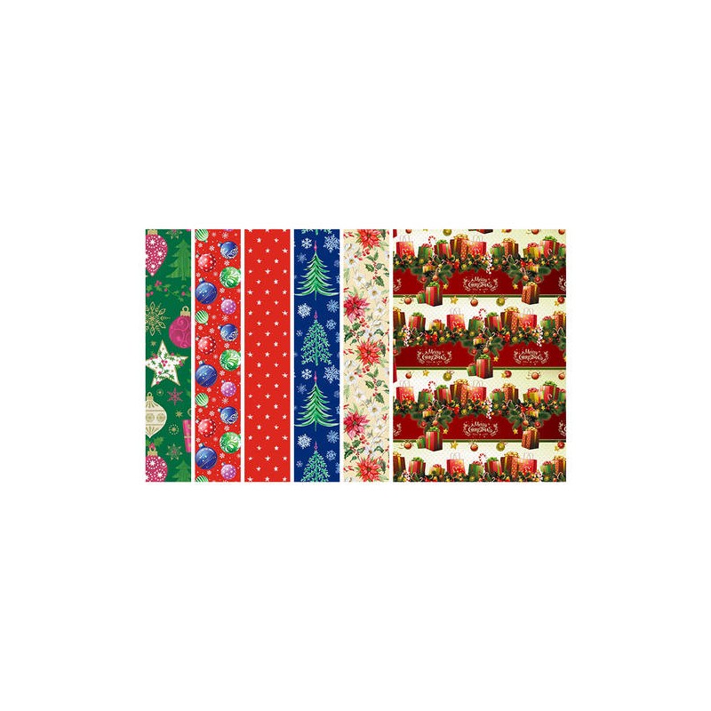 CARTA REGALO 100x140 50 FOGLI ASS. NATALE CLASSIC B4