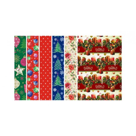 CARTA REGALO 100x140 50 FOGLI ASS. NATALE CLASSIC B4