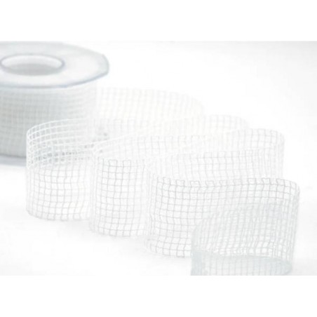 NASTRO RETINA mm50x15mt COL.13 BIANCO OTTICO