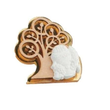 MAGNETE ALBERO CALICE PLEXI H.5cm ORO 6pz