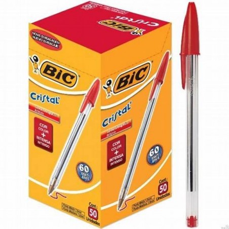 BIRO BIC 50PZ ROSSO