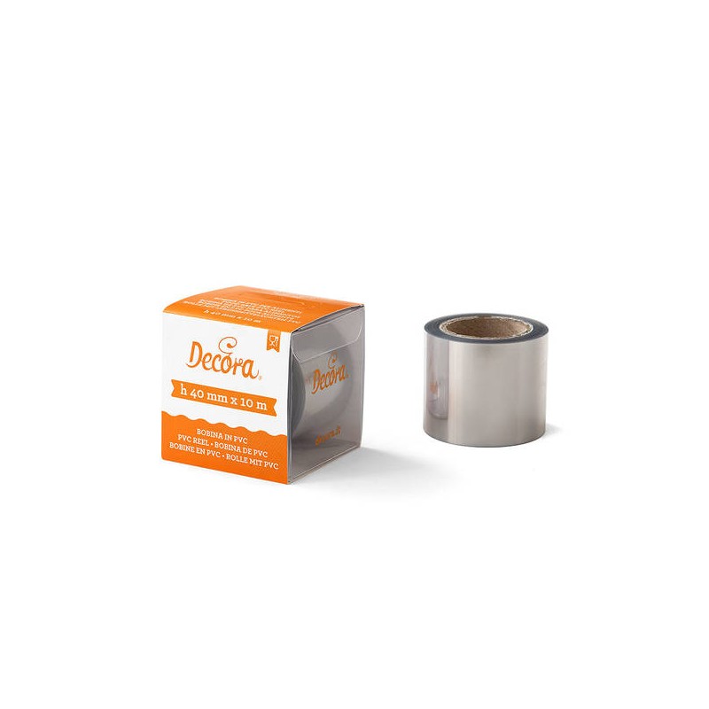 BOBINA ACETATO PER ALIMENTI H.4cm 10mt