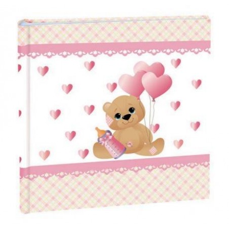 ALBUM FOTO NASCITA 29x29cm 20fg PERGAMENA C/VELINA 17229