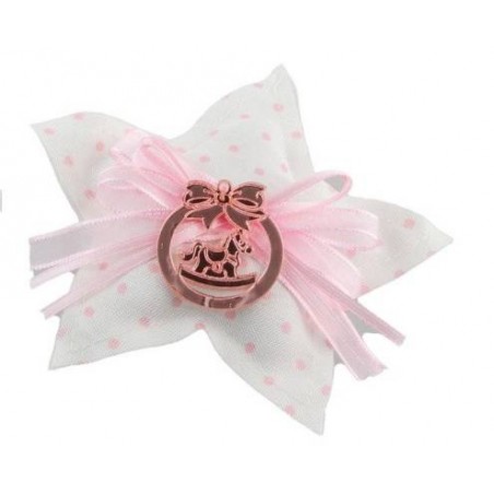 SACCHETTO STELLA C/APPLICAZIONE PLEX GIRL H.11cm 12pz