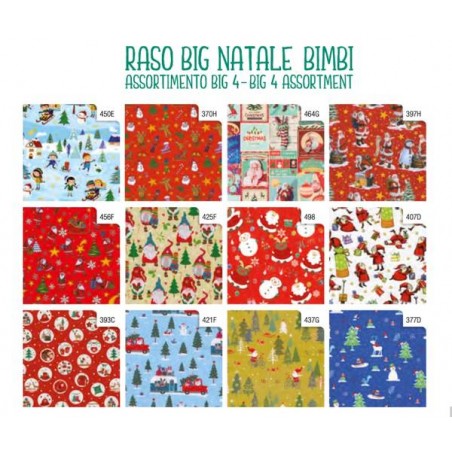 CARTA REGALO NATALIZIA ROTOLO RASO BIMBI 1x3mt REX ASS.TA